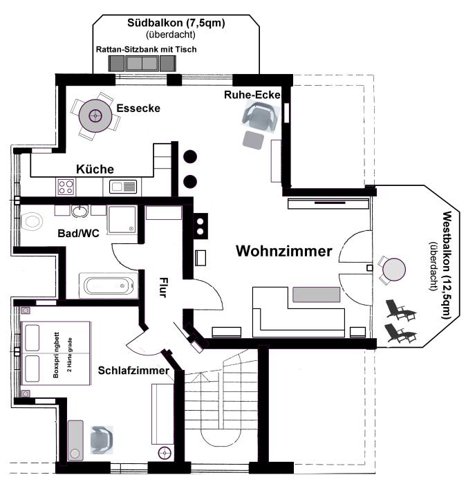 Grundriss allgäu Ferienwohnung